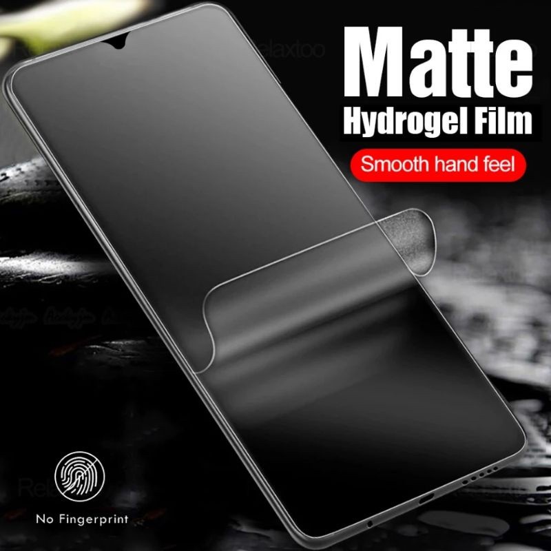 REALME 5 5i 5 PRO REALME 6 6 PRO ANTI GORES HYDROGEL DEPAN GLARE MATTE ANTI MINYAK DOFF FRONT ANTI O
