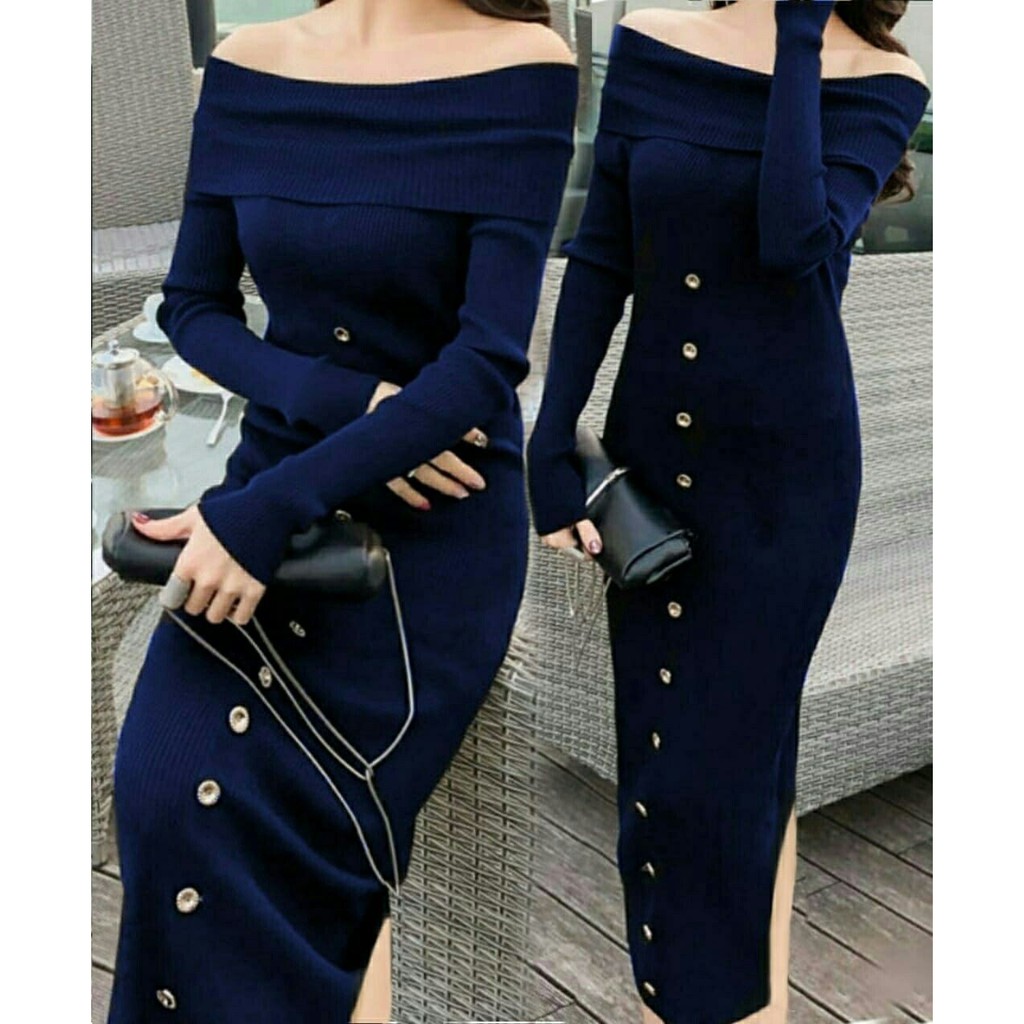 Dress Rajut Wanita RRaraa - Pakaian Wanita - Dress Bodycon Wanita Terbaru