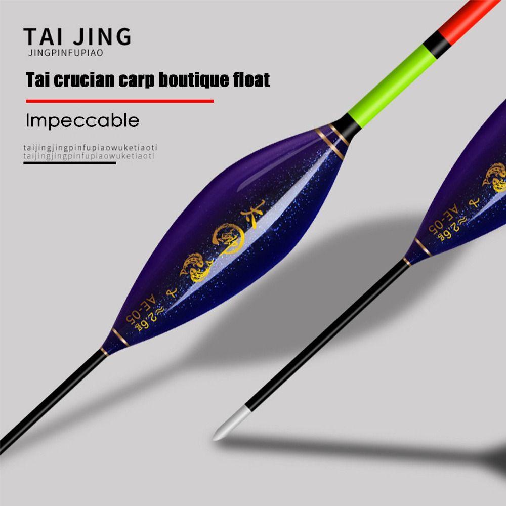 Nanas 2 Pcs Umpan Pancing Baru Lampu LED Berubah Warna Slip Drift Tabung Indikator Lampu Tongkat Pelampung