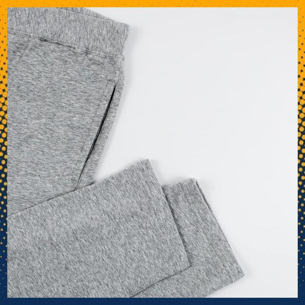 Uniqlo Ultra Stretch Long Sleeve Sweat Pajama Set Navy-Grey