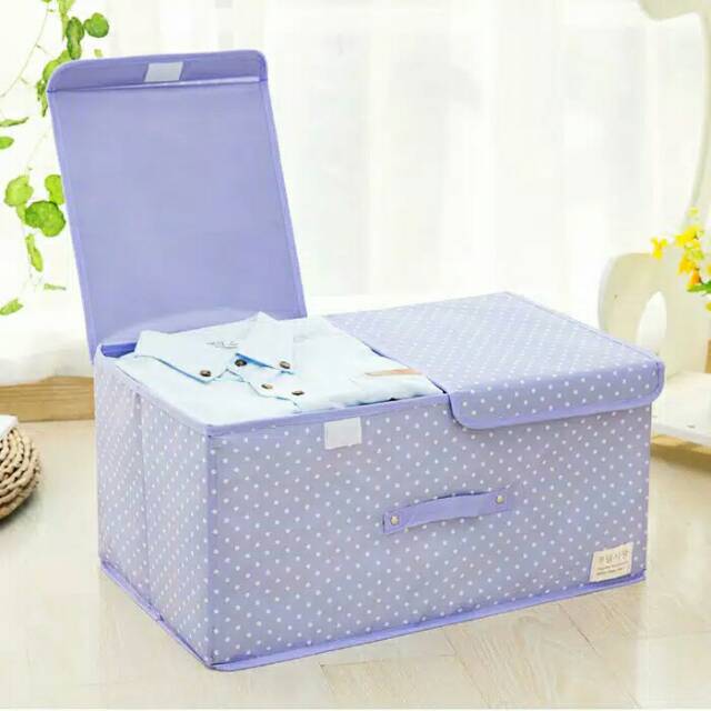 Tempat Penyimpanan Pakaian Anak Kos Kamar Minimalis Apartemen Kotak Box Baju Buku Mainan Serbaguna