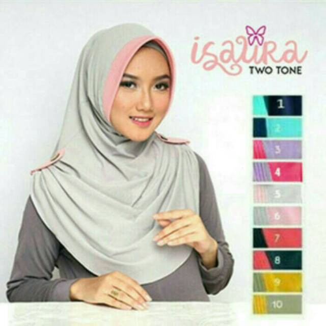 Hijab/jilbab instan ISAURA jersey