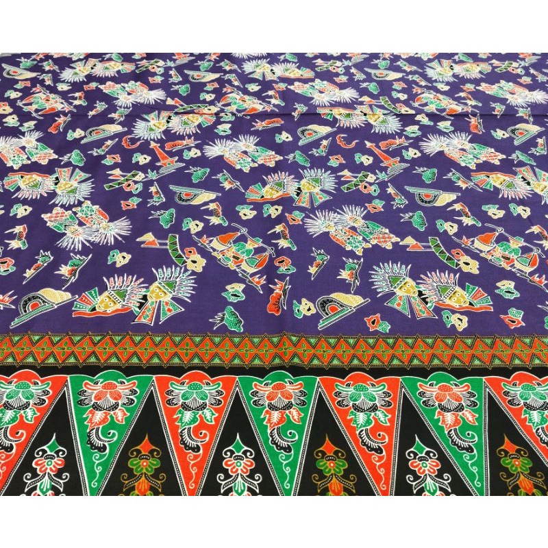 katun ondel bahan kain batik adat betawi monas jakarta