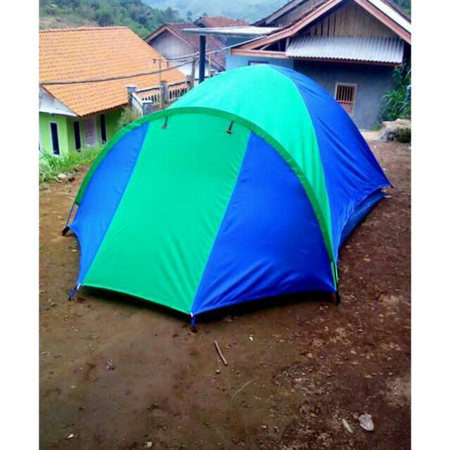 tenda dome double layer