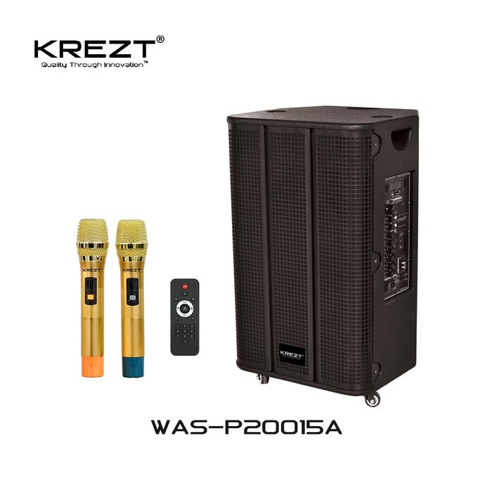 SPEAKER PORTABLE WIRELESS KREZT WAS-P20015A