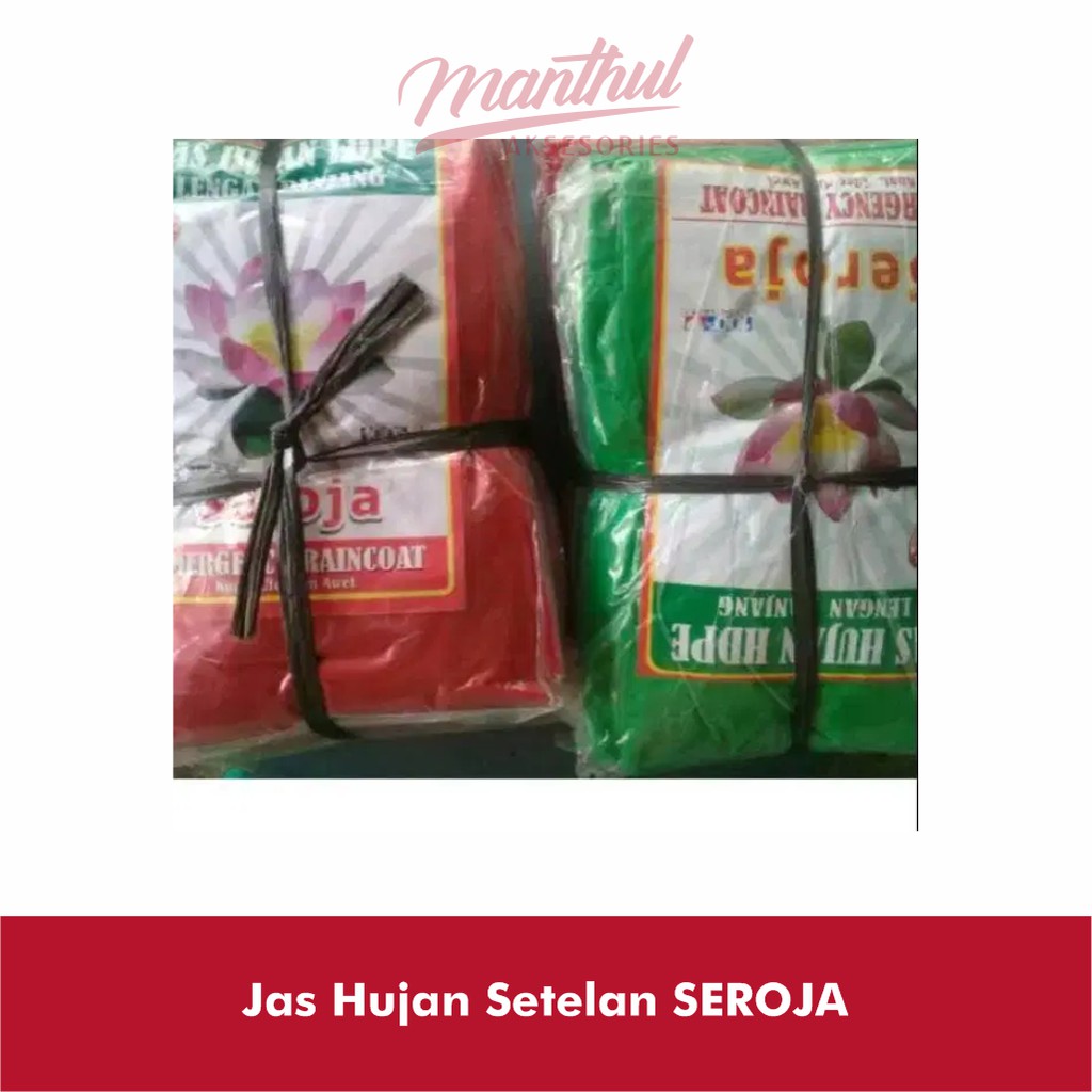 Jas Hujan Setelan celana dan baju