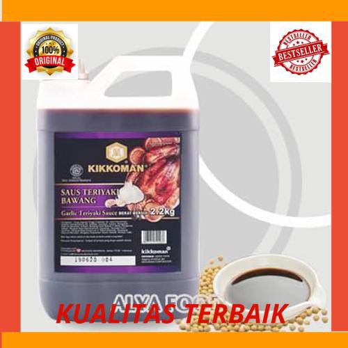 

New Kikkoman Garlic Teriyaki Sauce 2,2 kg Saus Teriyaki Bawang