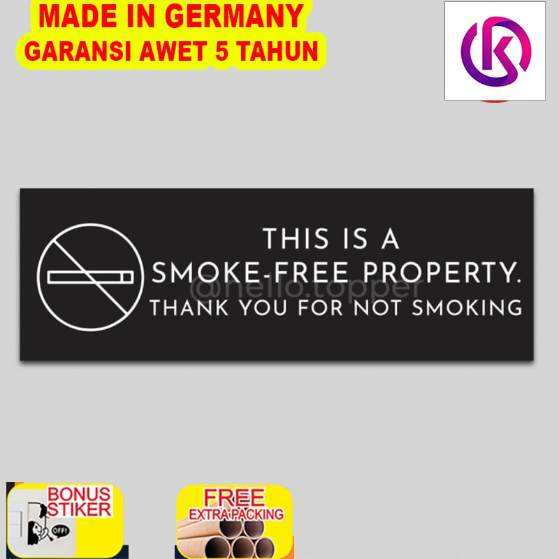 

Terlaris Sign Akrilik No Smoking | Thank You For Not Smoking Acrylic Printed