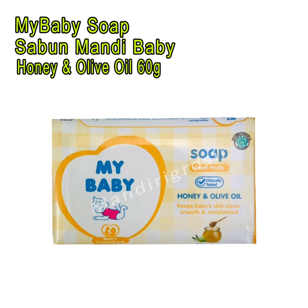 My Baby Soap Fresh Fruty * Sabun Mandi baby * Honey &amp; Olive Oil * 60g