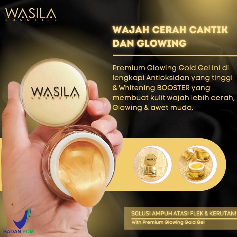 Gold Gel Wasila Cosmetic gold gel wasila cosmetic skin booster Wasila Cosmetic krim jerawat krim glo
