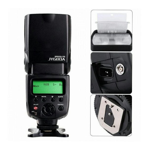 TERBARU        Flash Viltrox JY680a Flash Universal Canon Nikon Mirrorless Flash Kamera Canon Nikon