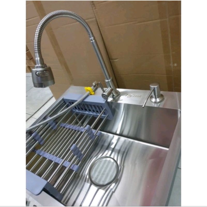 Paket Kitchen Sink Golden Hand By Onan 5040 stainless sus 304 Bak cuci piring TIRISAN TARIK