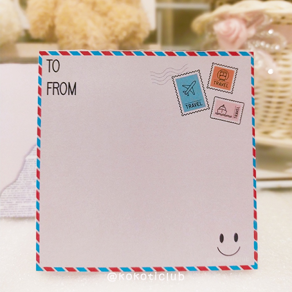 

CUSTOM Notepad/Memopad Murah uk.8x8cm/Custom Nama/Tema/Warna