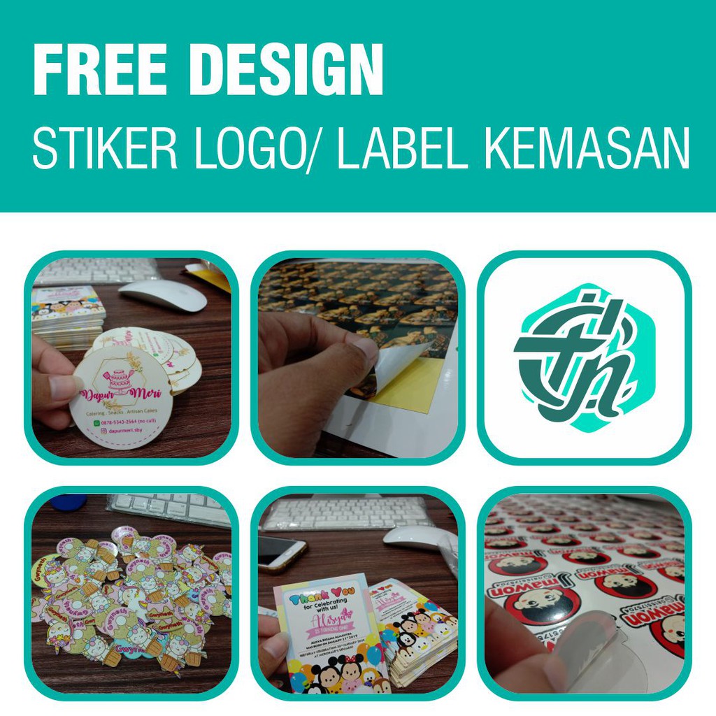 

STIKER LOGO / LABEL KEMASAN A3+ FREE DESIGN INCLUDE CUTTING