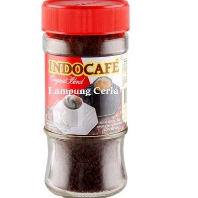 

KOPI BUBUK INSTAN| INDOCAFE ORIGINAL BLEND JAR 50GR
