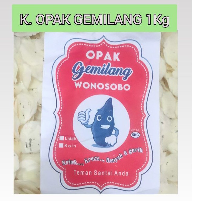 

Kerupuk Opak Gemilang Mentah 1Kg