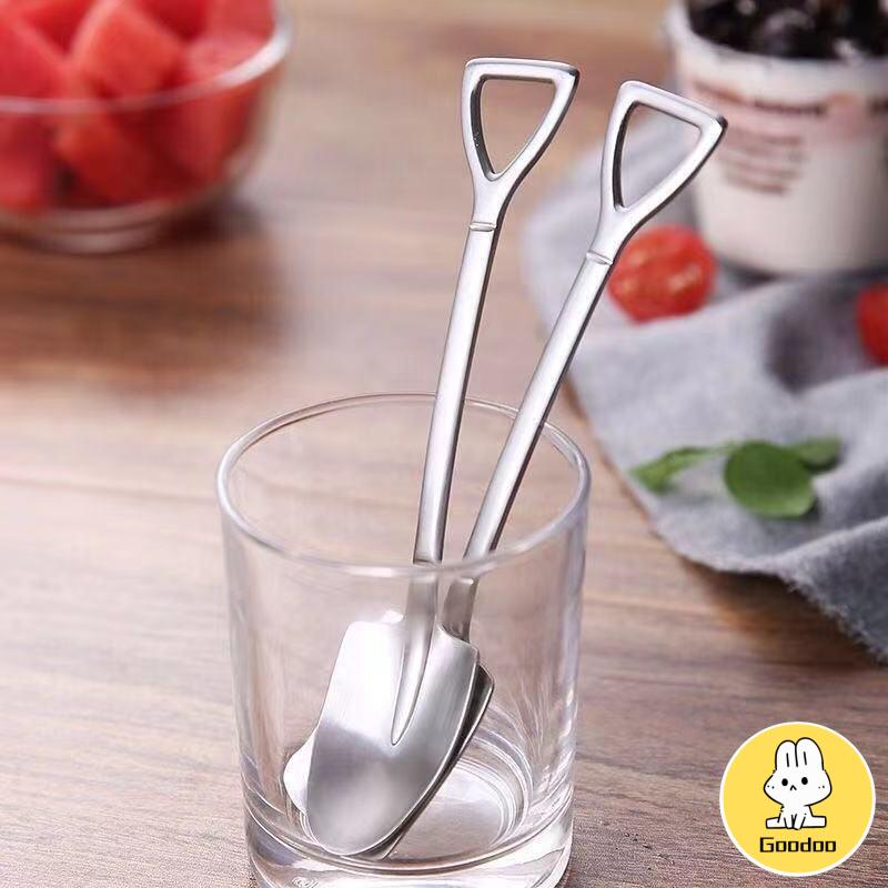 Sendok Sekop Melon Semangka Bahan Stainless Steel Tebal Gaya Retro Untuk Rumah -Doo