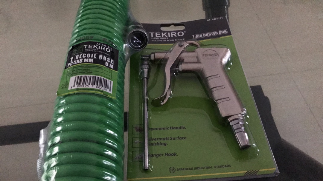 (tekiro)paket Selang Recoil + Air Duster Tekiro