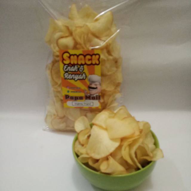 

Keripik singkong rasa asin 240-250 gram tipis gurih enak murah cimahi bandung