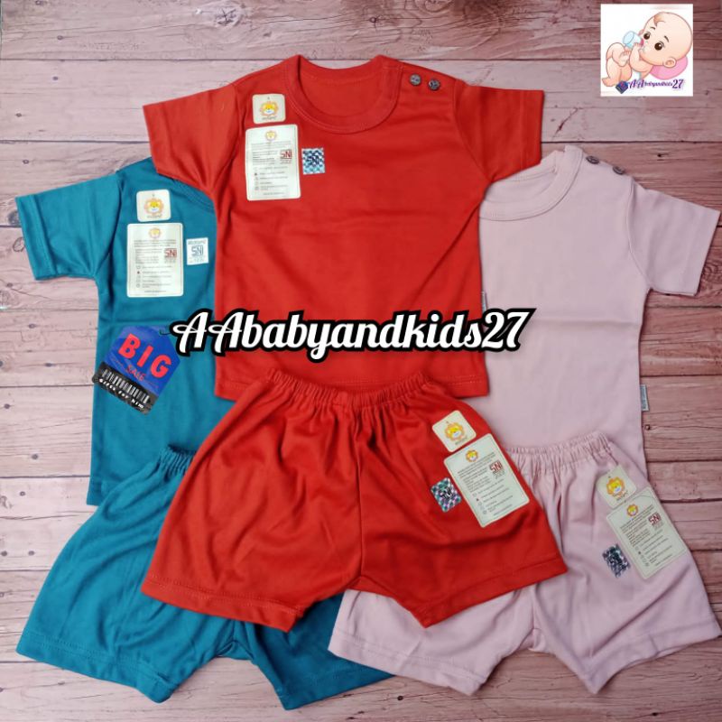 RIDGES WORLD COLOUR SERIES!!!SETELAN BAYI KANCING BAHU LENGAN PENDEK UKURAN S M LXL SNI HIGHT QUALITY