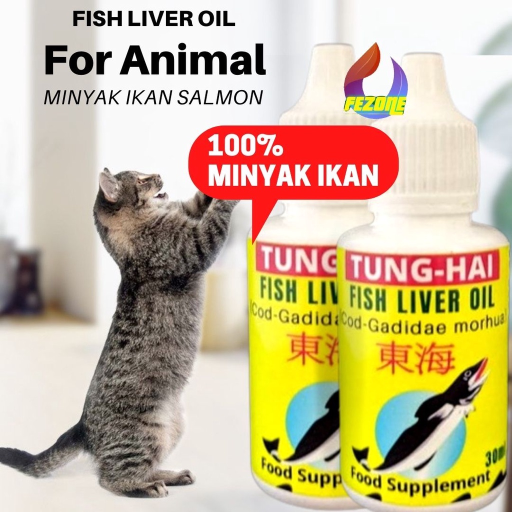 MINYAK IKAN SALMON / FISH liIVER OIL 30ml FEZONE