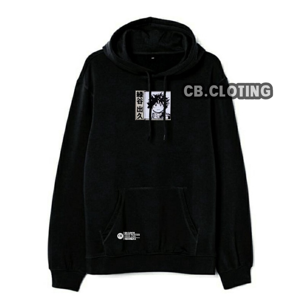 Sweater Hoodie Distro Kachios Cb.Cloting Premium Original Logo Anime Jpn Pict/Sweater Pria/Sweater Wanita Hitam