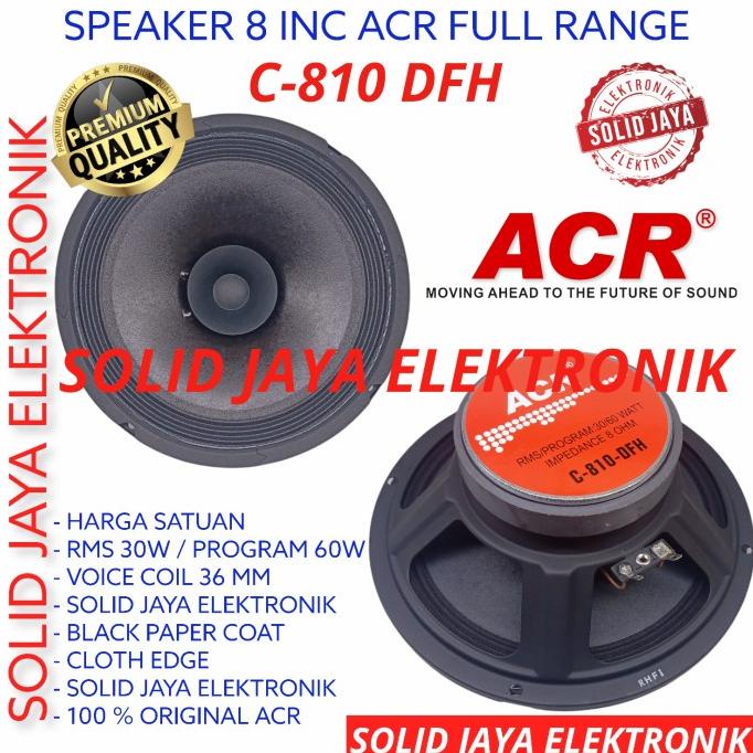 SPEAKER ACR 8 INC C-810-DFH FULL RANGE C 810 DFH FULLRANGE INCH IN ACR