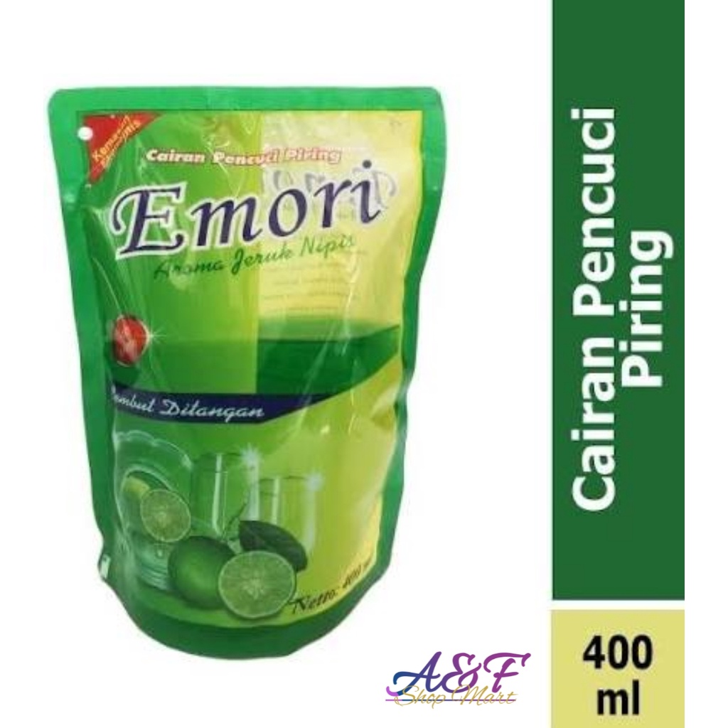 EMORI DISHWASH JERUK NIPIS 400ML Sabun Cuci Piring