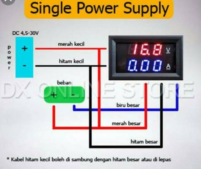 Volt Ampere Meter Digital