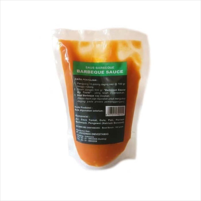 

SAUS-DRESSING- BBQ SAUCE MY TASTE 500 GR BARBEQUE SAUS -SAUS-DRESSING.