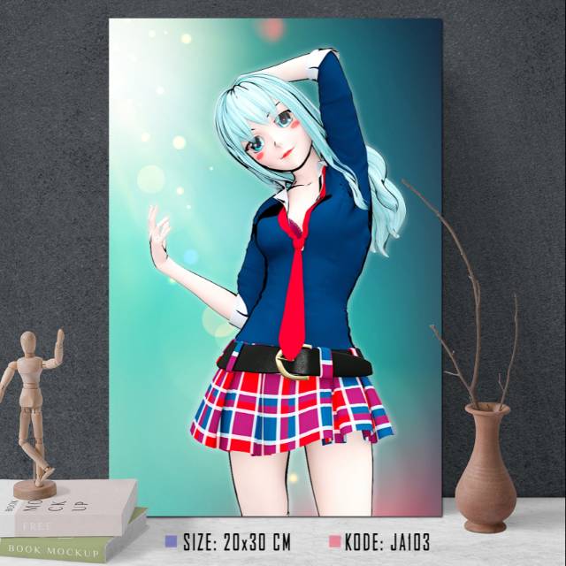 Jual Room Decor Anime Sexy Doll Poster Kayu Gambar Anime Keren Cewek Cute Manga Cartoon Shopee 