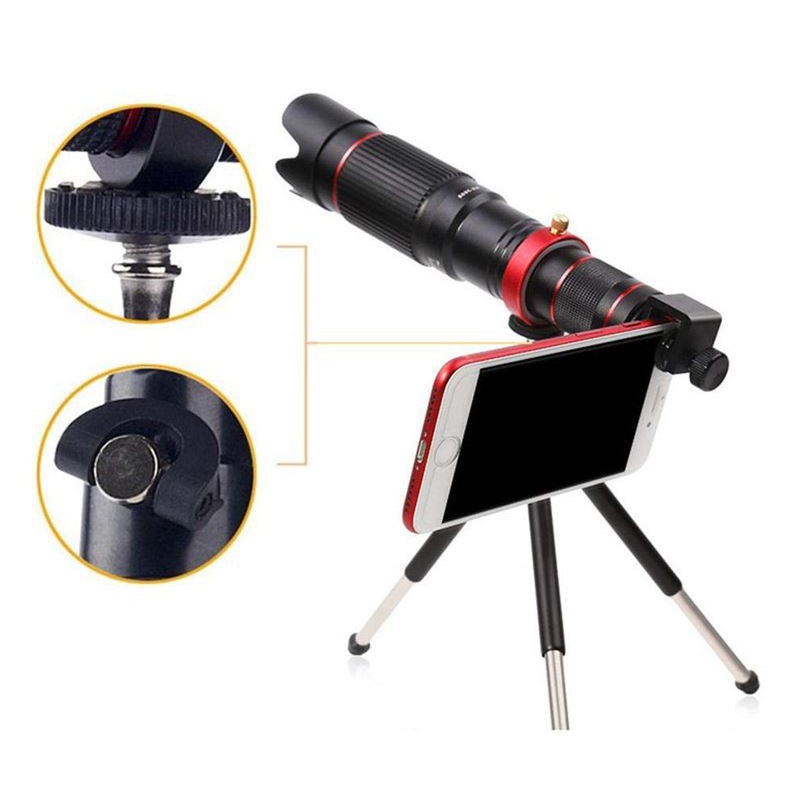 SOHA LNZ-002 Lensa HP 36X Optical Zoom 4K HD Telescope Camera Lens Teropong Monocular Mobile Phone