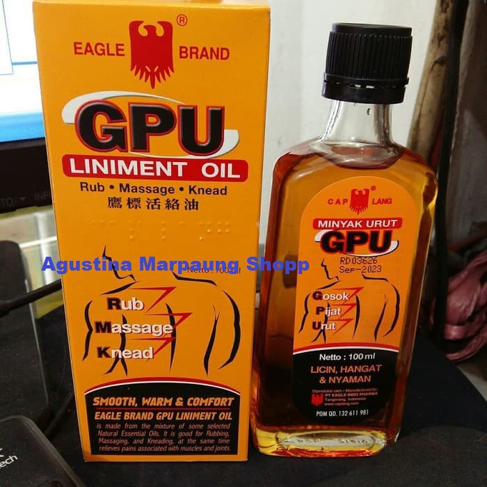 GPU Sereh Minyak Urut Cap Lang (30ml / 60ml/ 100ml)