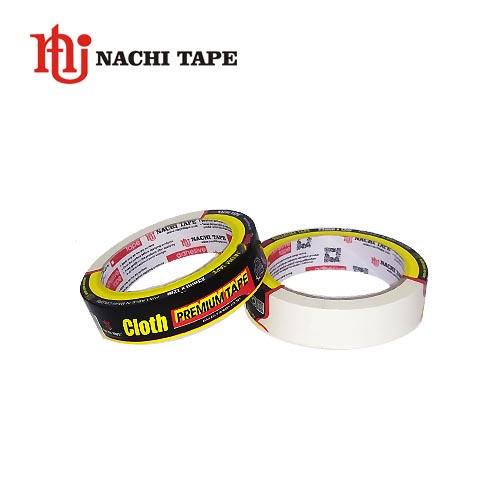 

Nachi Cloth Premium Tape Lakban Kain Isolasi Plakban Selotip 23mm x 12m White
