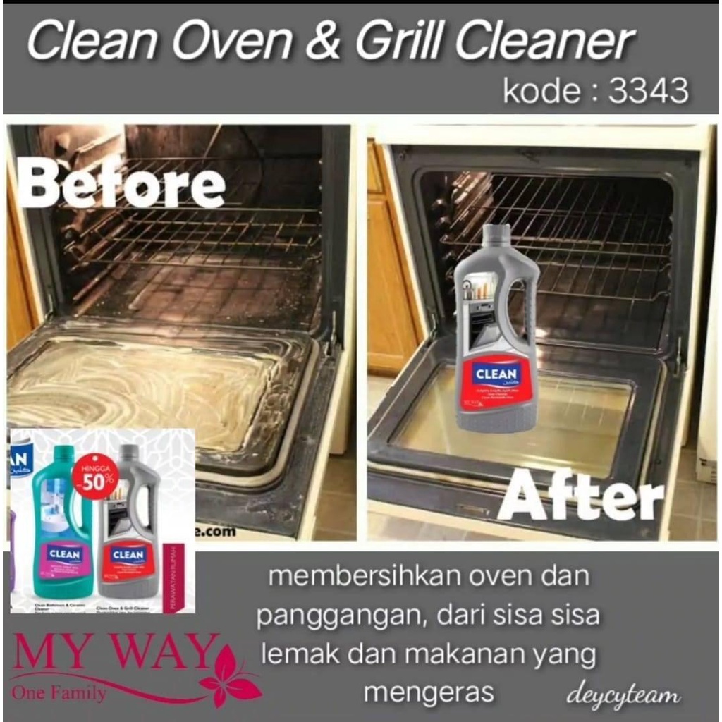 Clean Oven Dan Grill Cleaner Myway/Pembersih Oven Myway.