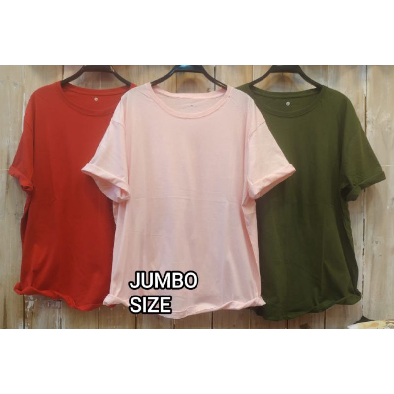 Ld130 Kaos 4XL katun combed adem