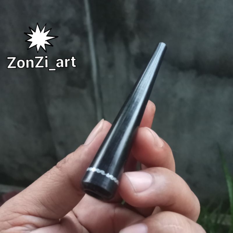 Once Pipa Rokok Kayu Galih Kelor Hitam Mini