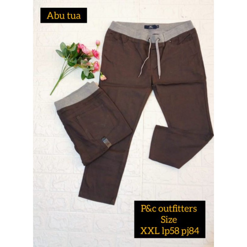 Celana P&C Outfitters Cewek Dewasa Pinggang Karet