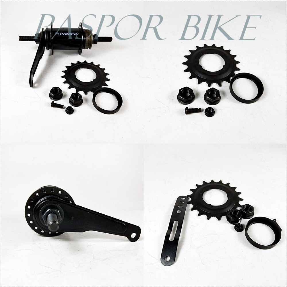 Hub Torpedo 36 Hole Warna Hitam Fixie Universal