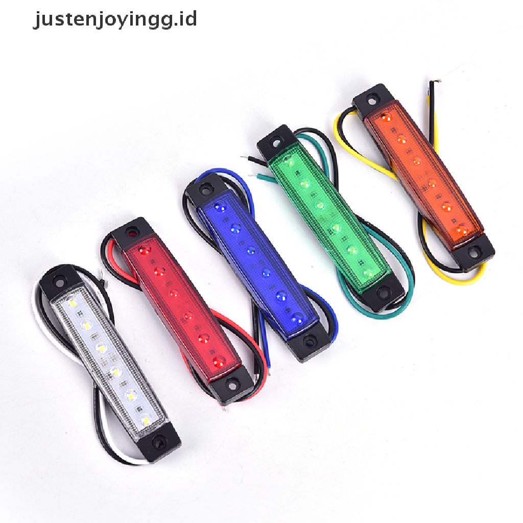 1 Pc Lampu Indikator 6 Led 12V Untuk Samping Trailer