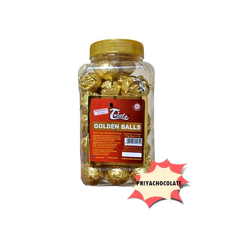 

Tobelo Golden Balls Toples 285gr