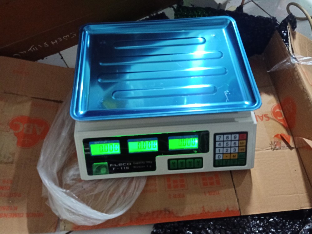 Fleco 116 Timbangan Digital Laundry / Buah / Bahan Makanan 30 Kg