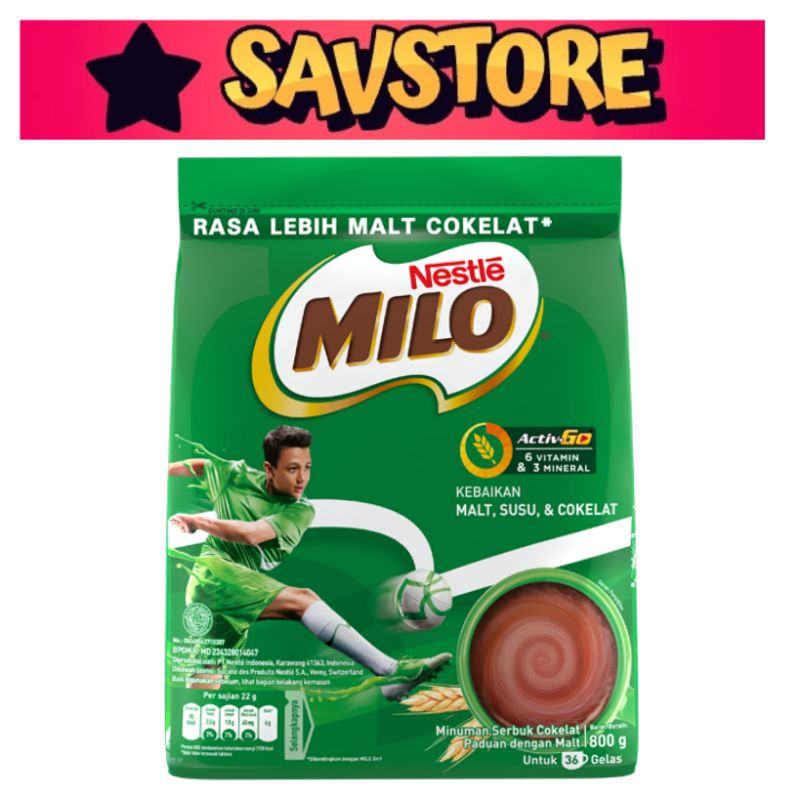 

MILO ACTIV-GO Cokelat Pouch 800g