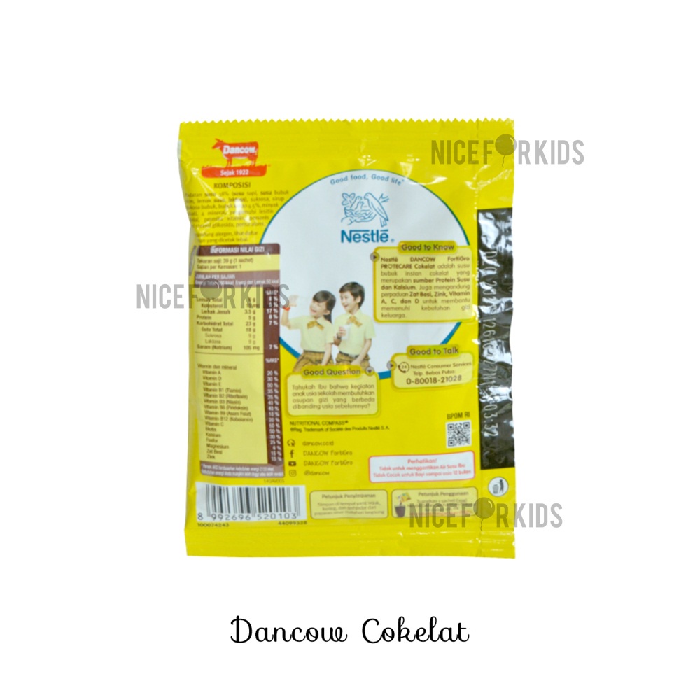 Nestle Susu Dancow FortiGro Renceng Isi 10 Sachet / Susu Anak