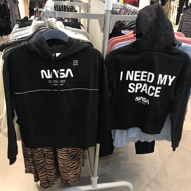 [Jastip HnM] Hoodie NASA Unisex H&M