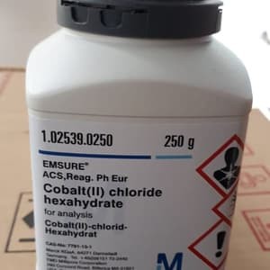 MERCK 102539 Cobalt (II) Chloride Hexahydrate for Analysis cap. 100 gr