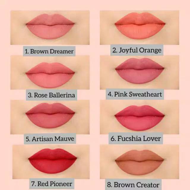 Lipstik wardah velvet matte