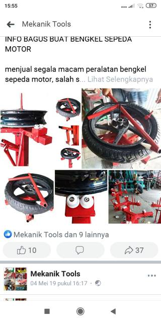 Alat bongkar pasang ban manual murah tire changer