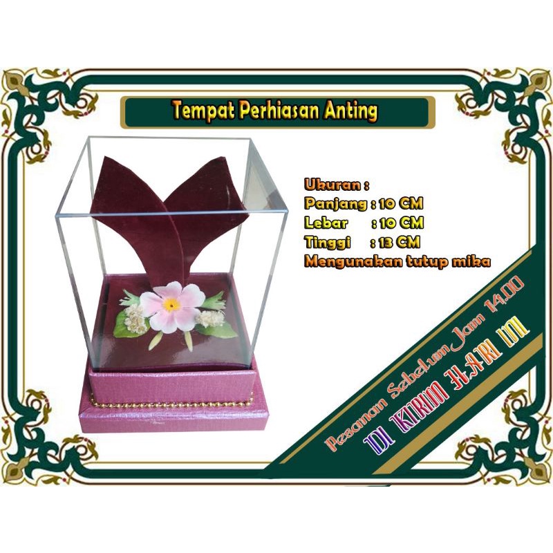 TEMPAT PERHIASAN ANTING,TEMPAT ANTING,KOTAK TEMPAT ANTING,TEMPAT PERHIASAN SESERAHAN ANTING,BOX ANTING,BOX PERHIASAN ANTING,TEMPAT PERHIASAN ANTING ACARA PERNIKAHAN,KOTAK PERHIASAN ANTING,KOTAK SESERAHAN PERHIASAN,KOTAK UNTUK TEMPAT ANTING