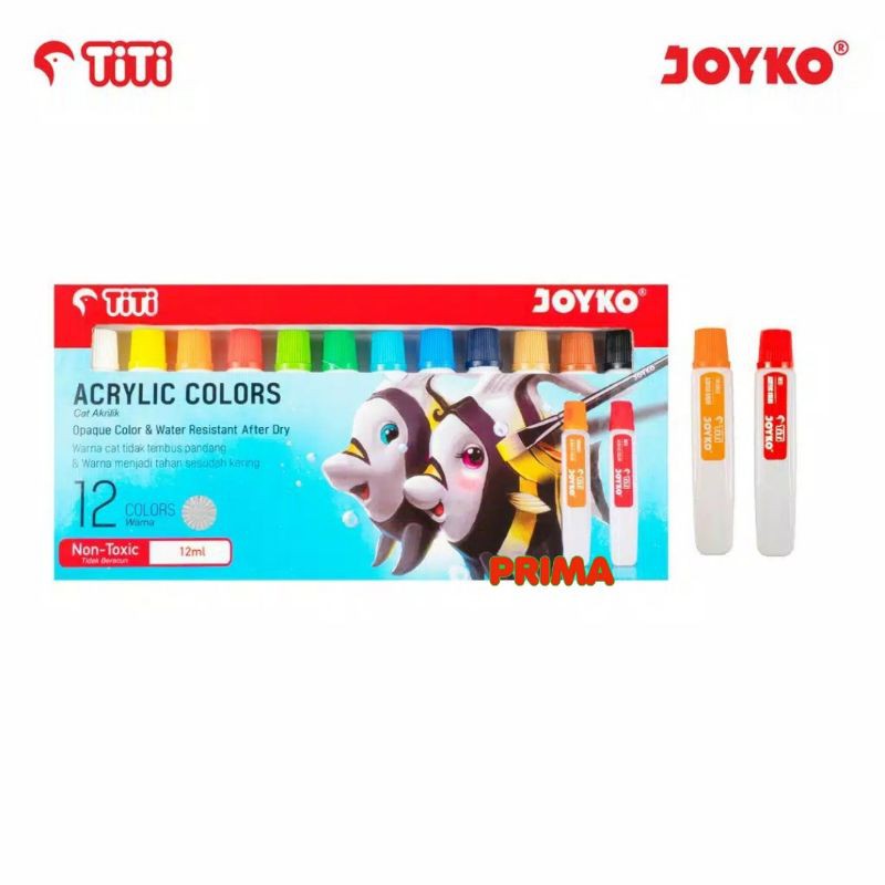 

CAT ACRYLIC JOYKO / CAT AKRILIK TITI (TERSEDIA 12 WARNA - 24 WARNA)